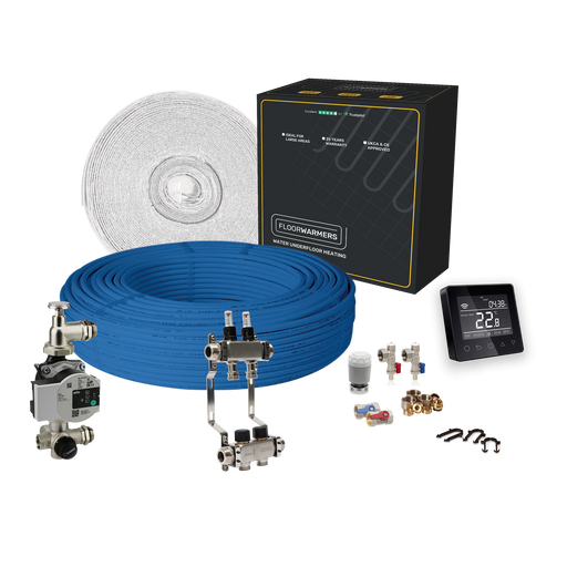 Floorwarmers Multi Room Water Underfloor Heating Kit