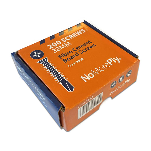 NoMorePly Fibre Cement Board Screws - Pack of 200