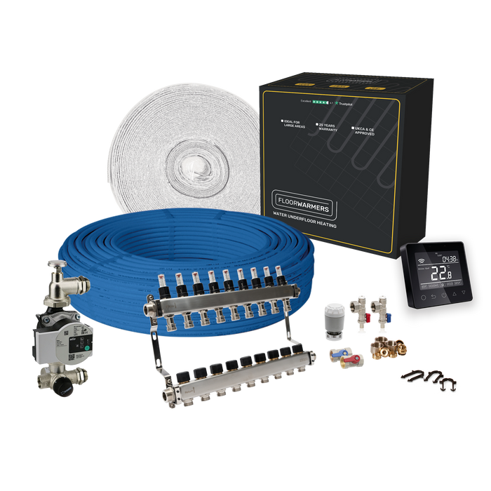 Floorwarmers Multi Room Water Underfloor Heating Kit