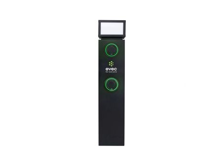 Evec Pedestal EV Charger 1 x 7.4kW Single Socket (ESP01)