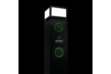 Evec Pedestal EV Charger 1 x 7.4kW Single Socket (ESP01)