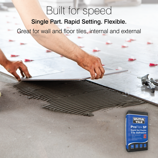 UltraTile ProFlex SP Tile Adhesive - Rapid Set Flexible 20kg