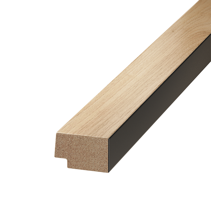 ProWarm™ Slatted Wood Wall Panel End Cap (Grooved)