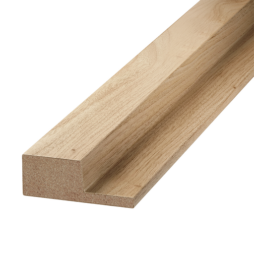 ProWarm™ Slatted Wood Wall Panel End Cap (Tongued)