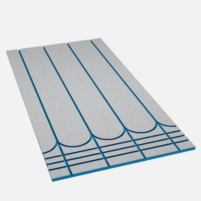 Prowarm LoFlo Backer -  Cement Coated Routed XPS boards