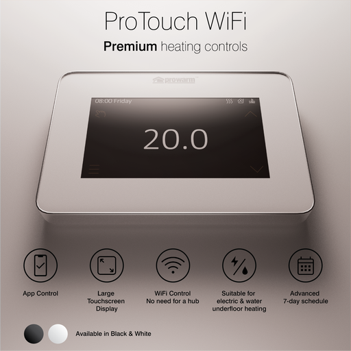 ProWarm™ ProTouch-V2 WiFi Touchscreen Thermostat